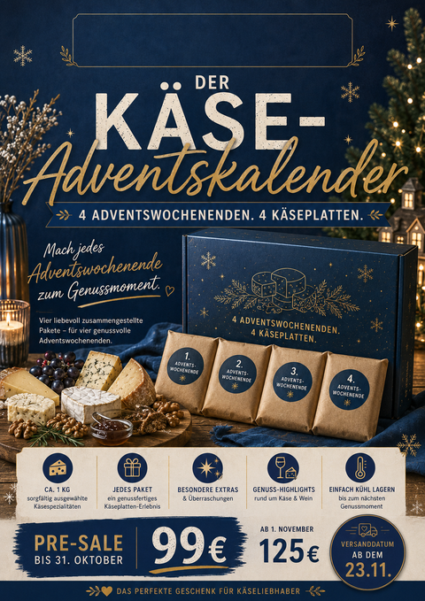 🎄 Unser Käse-Adventskalender ist da!