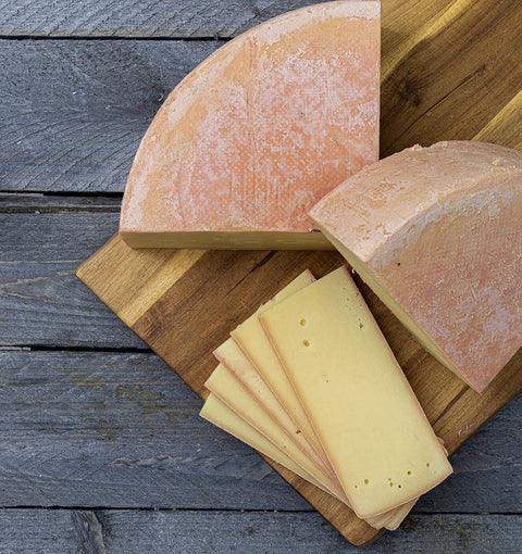 Schweizer Raclette in Scheiben