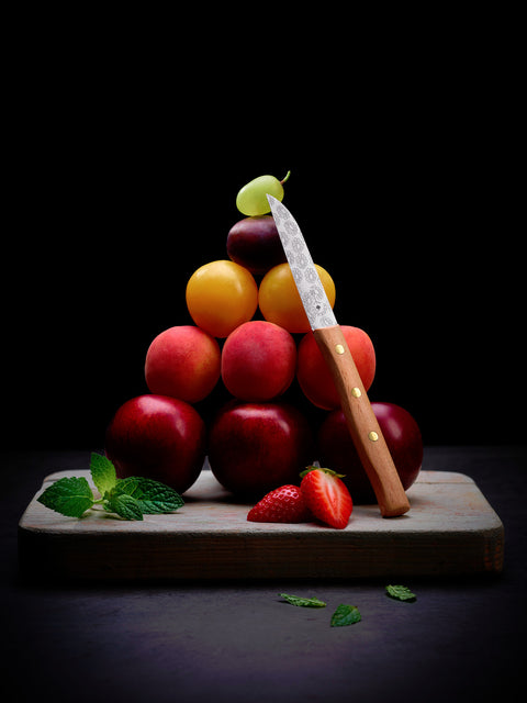 Gemüsemesser . das Zöppken - Klinge "Blumen"
